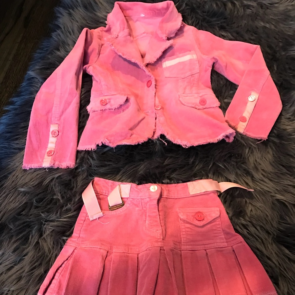 Girls size4 Ave. Blu 2 piece suit